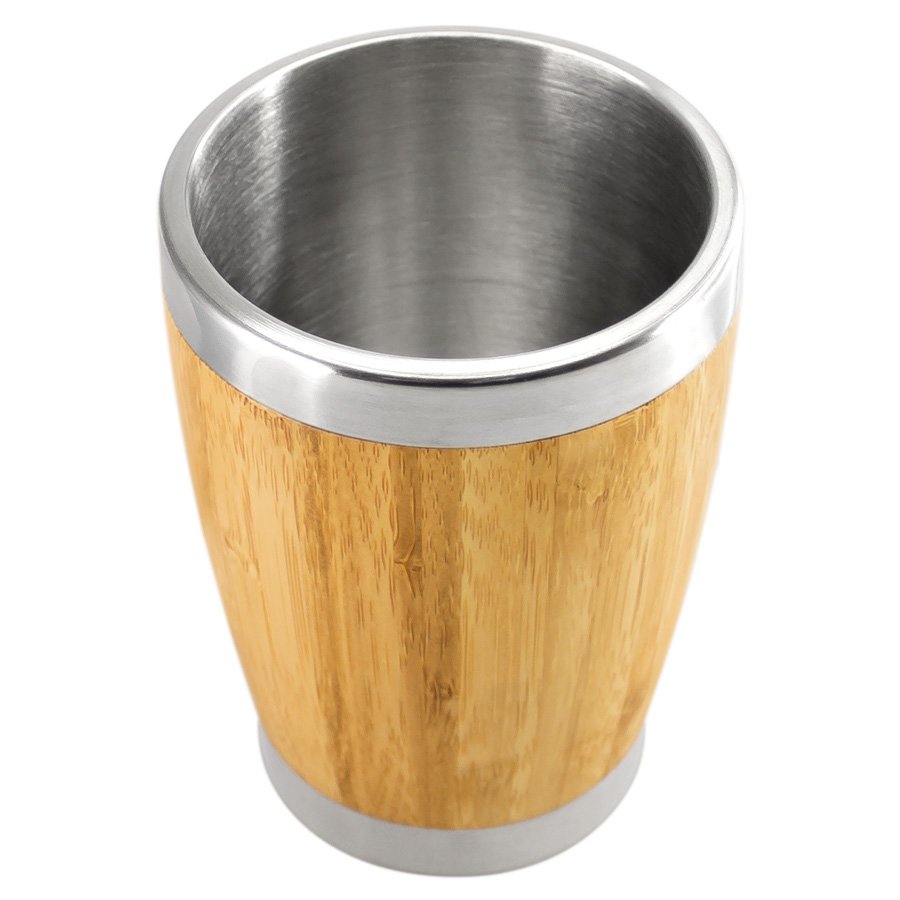 Vaso de bambú 350 ml 11,3 × Ø 8,3 cm 1