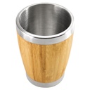 Vaso de bambú 350 ml 11,3 × Ø 8,3 cm 1