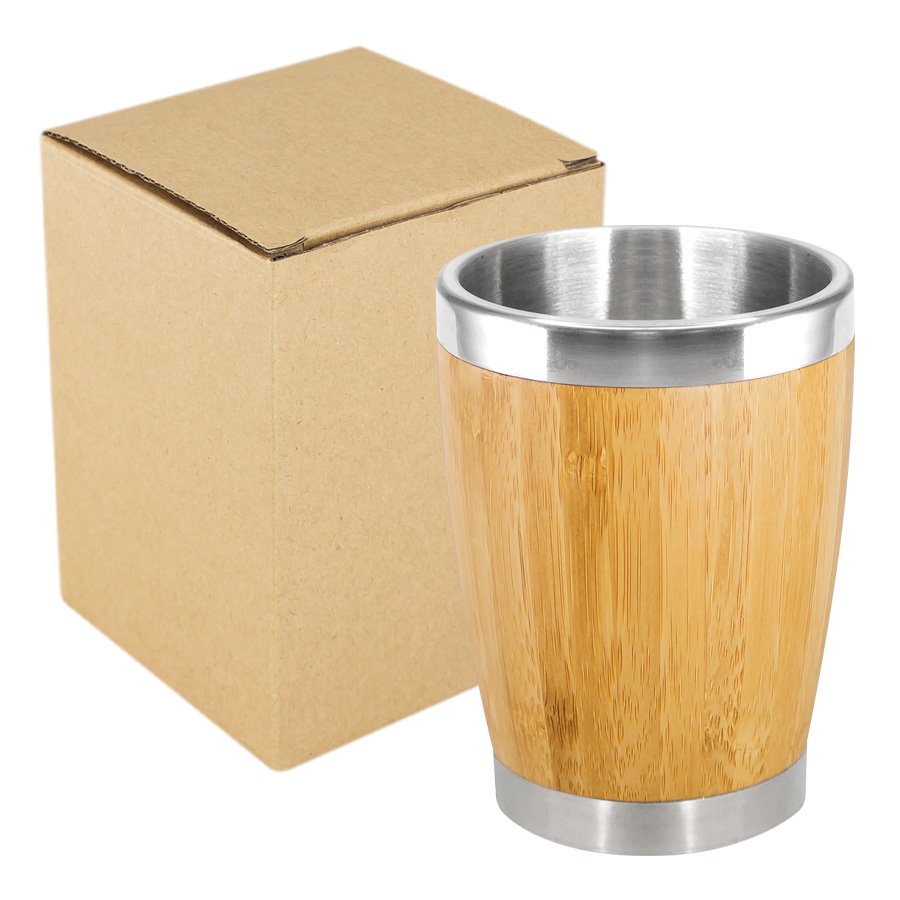 Vaso de bambú 350 ml 11,3 × Ø 8,3 cm 2