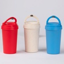 Mug térmico de fibra de trigo de colores 360 ml 1