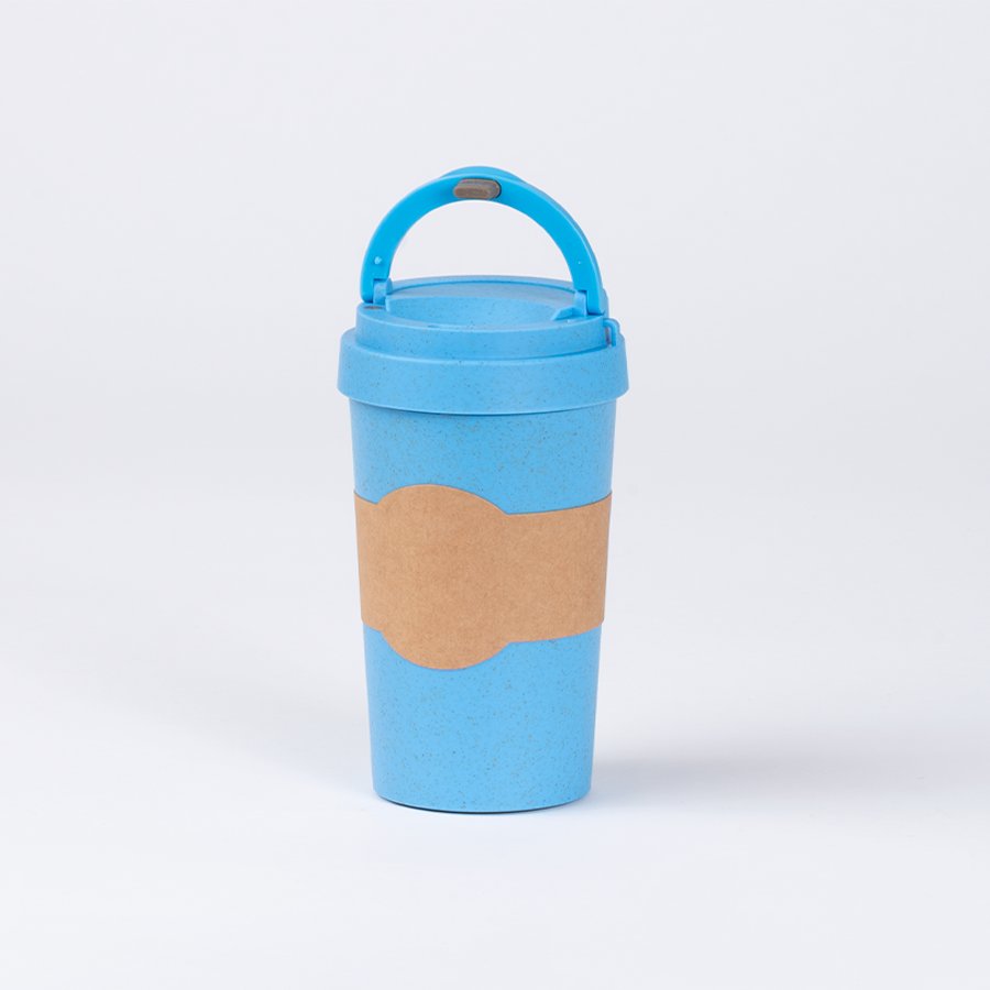 Mug térmico de fibra de trigo de colores 360 ml 3