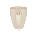 Mug de caña de trigo con cuchara 400 ml 2