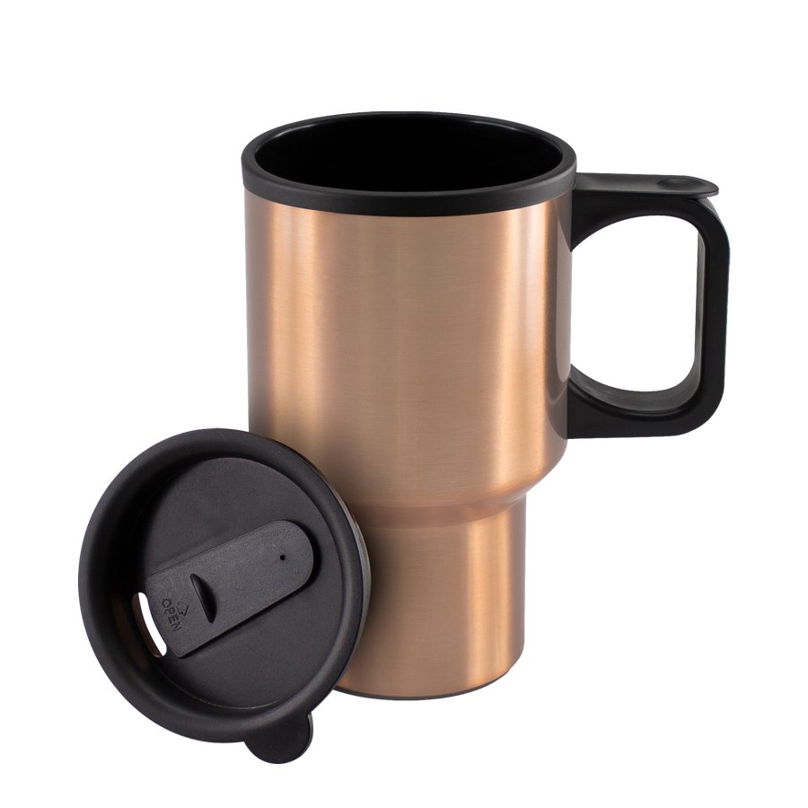 Mug cobre de acero inoxidable 450 ml Ø 8,7 × 14,8 cm 1