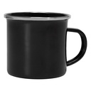 Tazón enlozado negro 350 ml Ø 8,8 × 8 cm 1