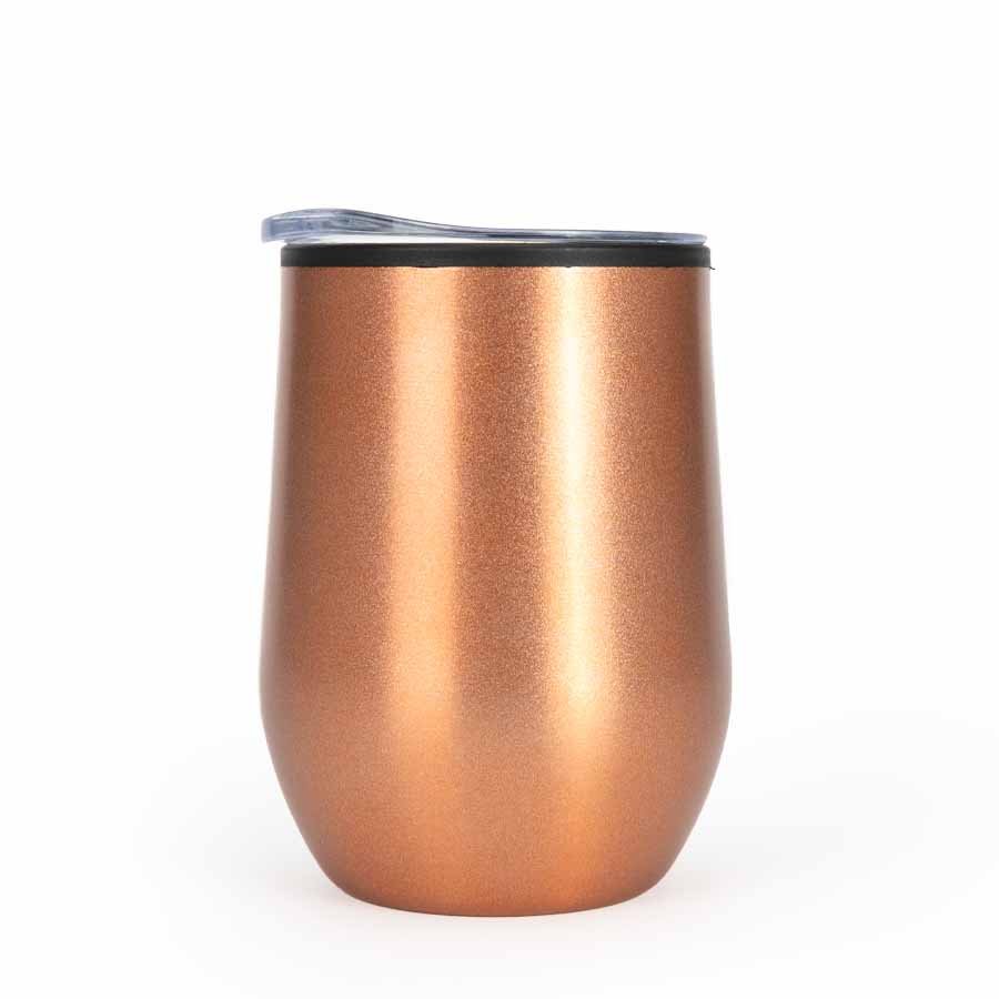 Mug metálico encobrizado 350 ml Ø 8,9 × 12,1 cm 1