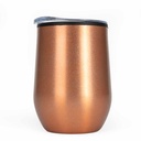 Mug metálico encobrizado 350 ml Ø 8,9 × 12,1 cm 3