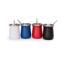 Vaso térmico mate con bombilla 300 ml Ø 8,1 × 10,5 cm 1