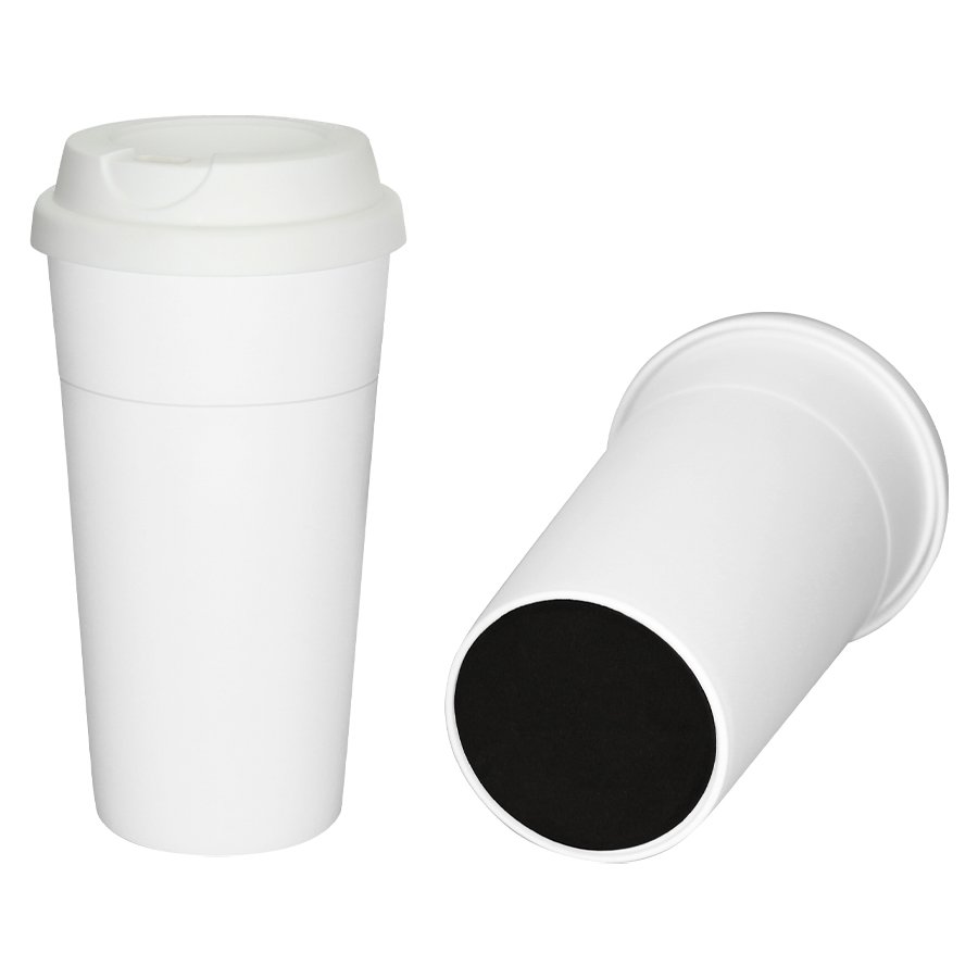 Vaso blanco 480 ml Ø 9,1 × 18,5 cm 1