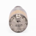 Botella térmica de acero inoxidable y bambú 26,8 × Ø 7,6 cm 2