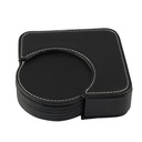 Set de posavasos redondos 12,2 × 12,2 × 3,2 cm 1