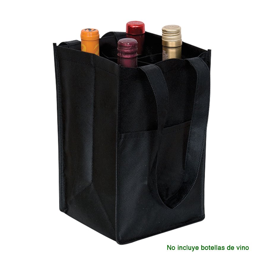 Porta botellas de vino de TNT 18,5 × 29,5 × 18 cm 1