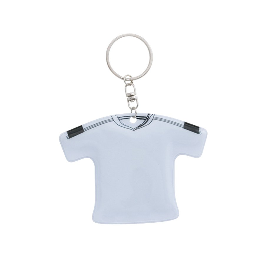 Llavero de PVC con forma de polera 8,7 × 6,5 × 0,5 cm 1