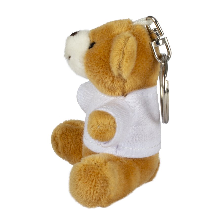 Llavero osito de peluche para sublimación 8 × 7 cm 2