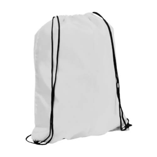 Mochila saco de poliéster con puntas de cuerina 1