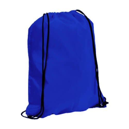 Mochila saco de poliéster con puntas de cuerina 2