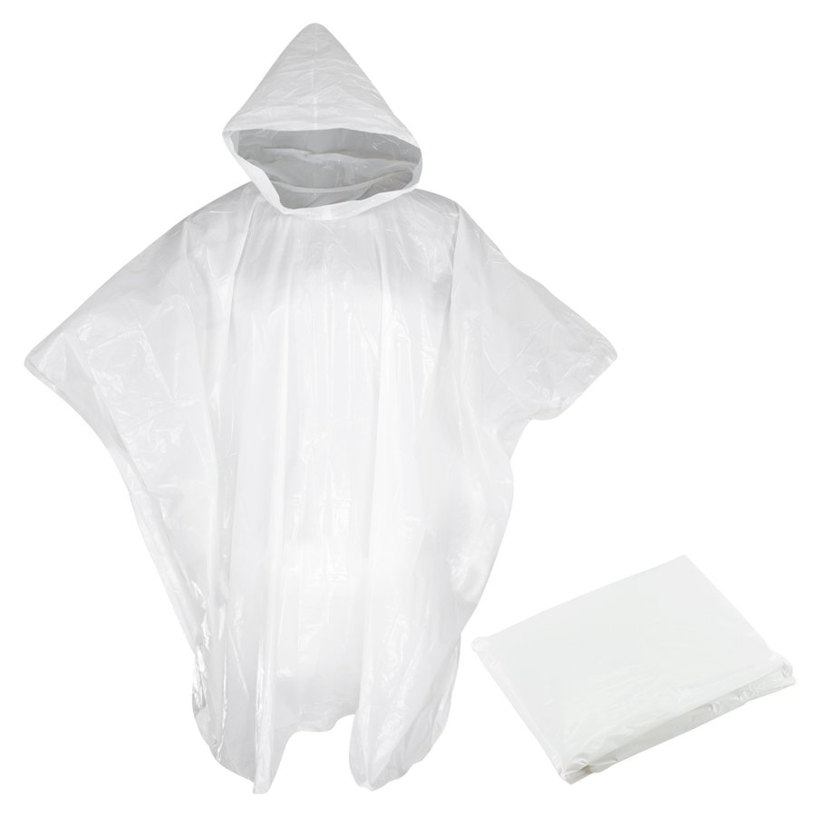 Poncho de lluvia de emergencia 127 × 101 cm 1