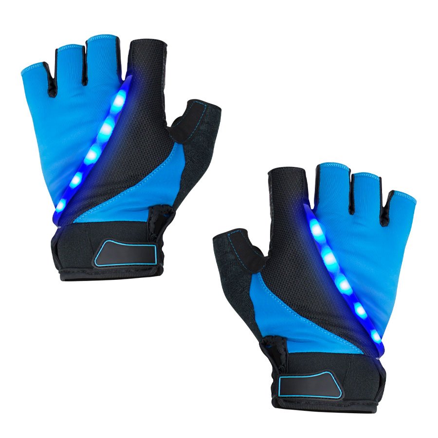 Guantes de ciclismo con 5 luces LED 2