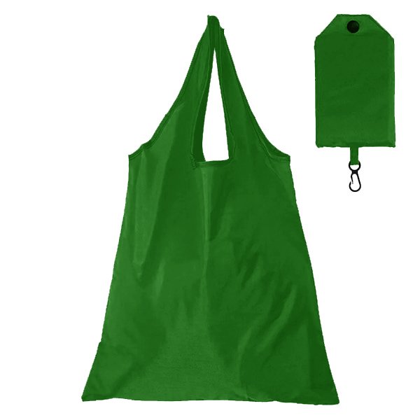 Bolsa plegable de poliéster con estuche y mosquetón 1