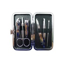 Set de manicure de 6 utensilios con estuche de cuerina 1