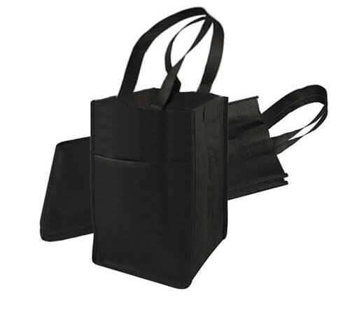 Bolsa de TNT para cuatro botellas de vino 2