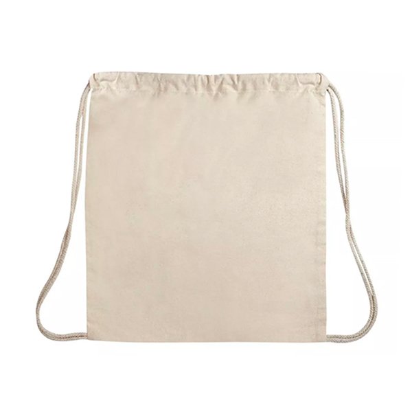 Bolsa morral de algodón 37,5 × 42 cm 1