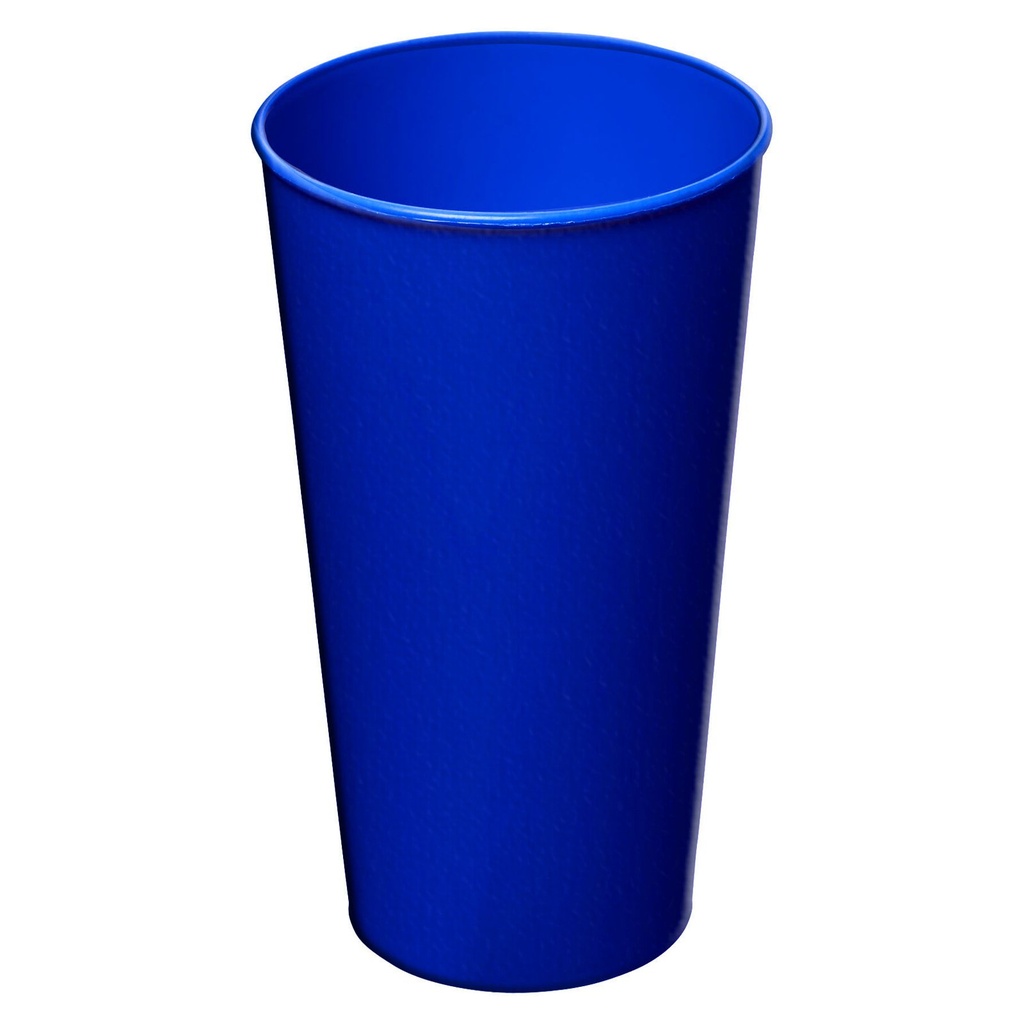 Vaso reutilizable de plástico empavonado 500 ml 1