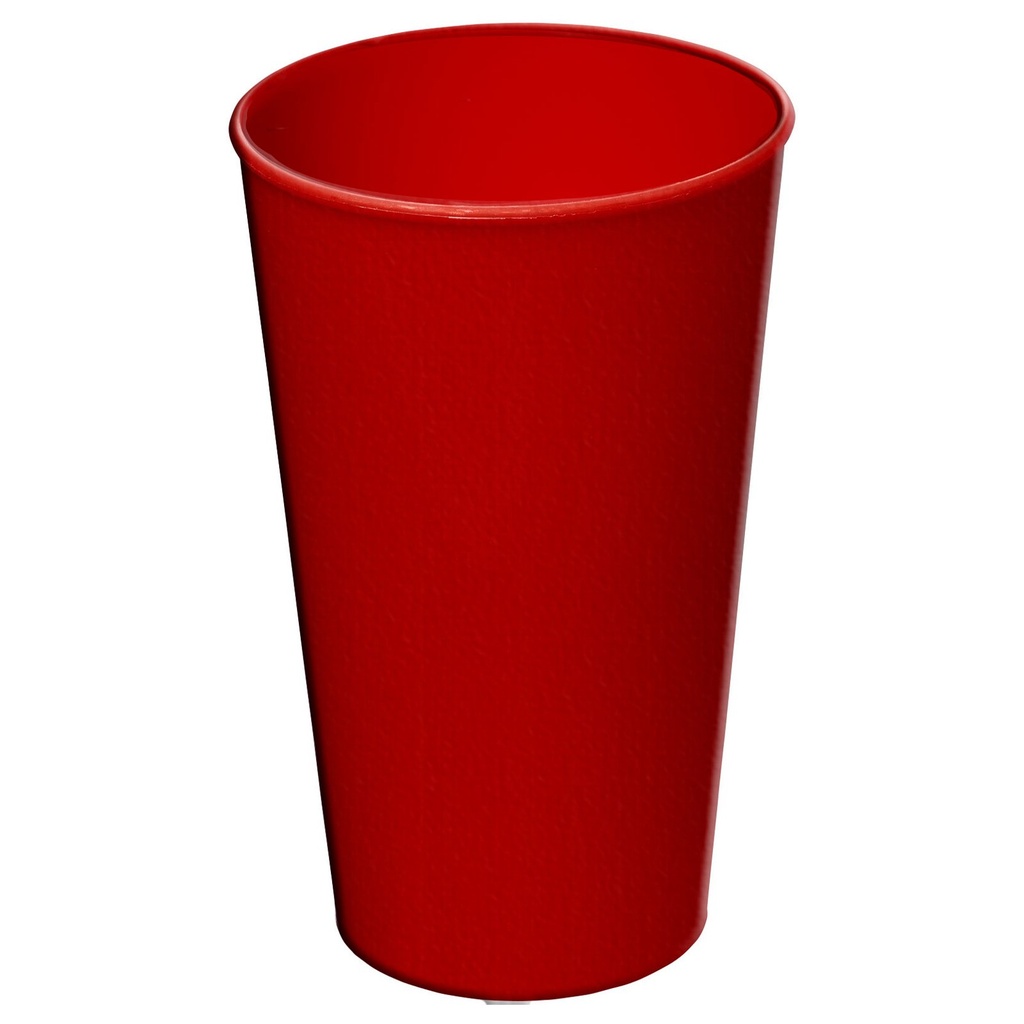 Vaso reutilizable de plástico empavonado 500 ml 3