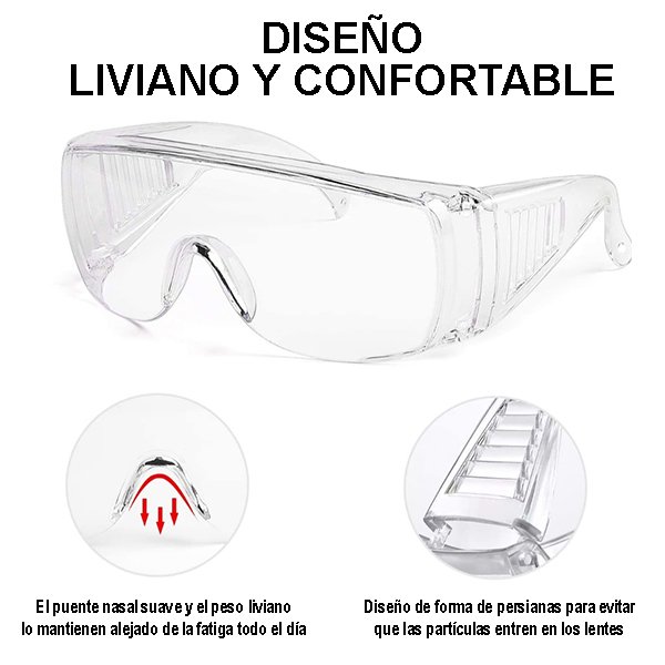 Lentes de seguridad antiempañantes 2