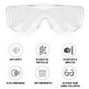 Lentes de seguridad antiempañantes 3