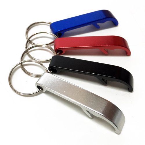 Llavero destapador de aluminio con estuche 2