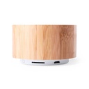 Parlante bluetooth de bambú con radio FM 3