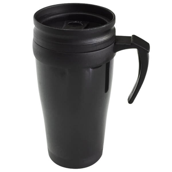 Mug térmico de plástico traslúcido 450 ml 2