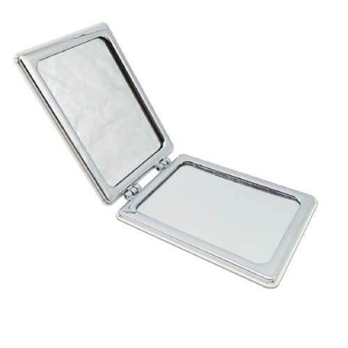 Espejo rectangular de cartera con tapa 2