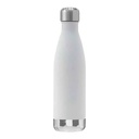 Botella térmica de acero 500 ml blanca, negra o plateada 1