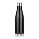 Botella térmica de acero 500 ml blanca, negra o plateada 2