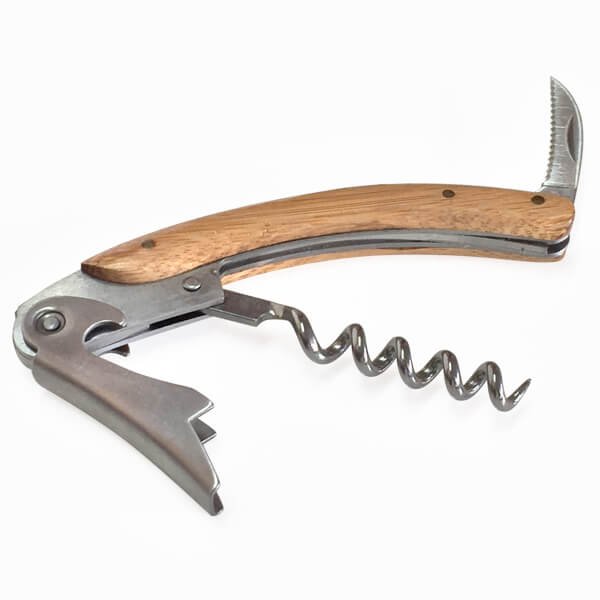 Descorchador de bambú con estuche magnético 2