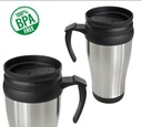 Mug de acero con interior negro 450 ml 3