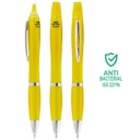 Bolígrafo antibacterial con destacador 2