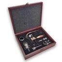 Set de Vino Deluxe Caoba 2