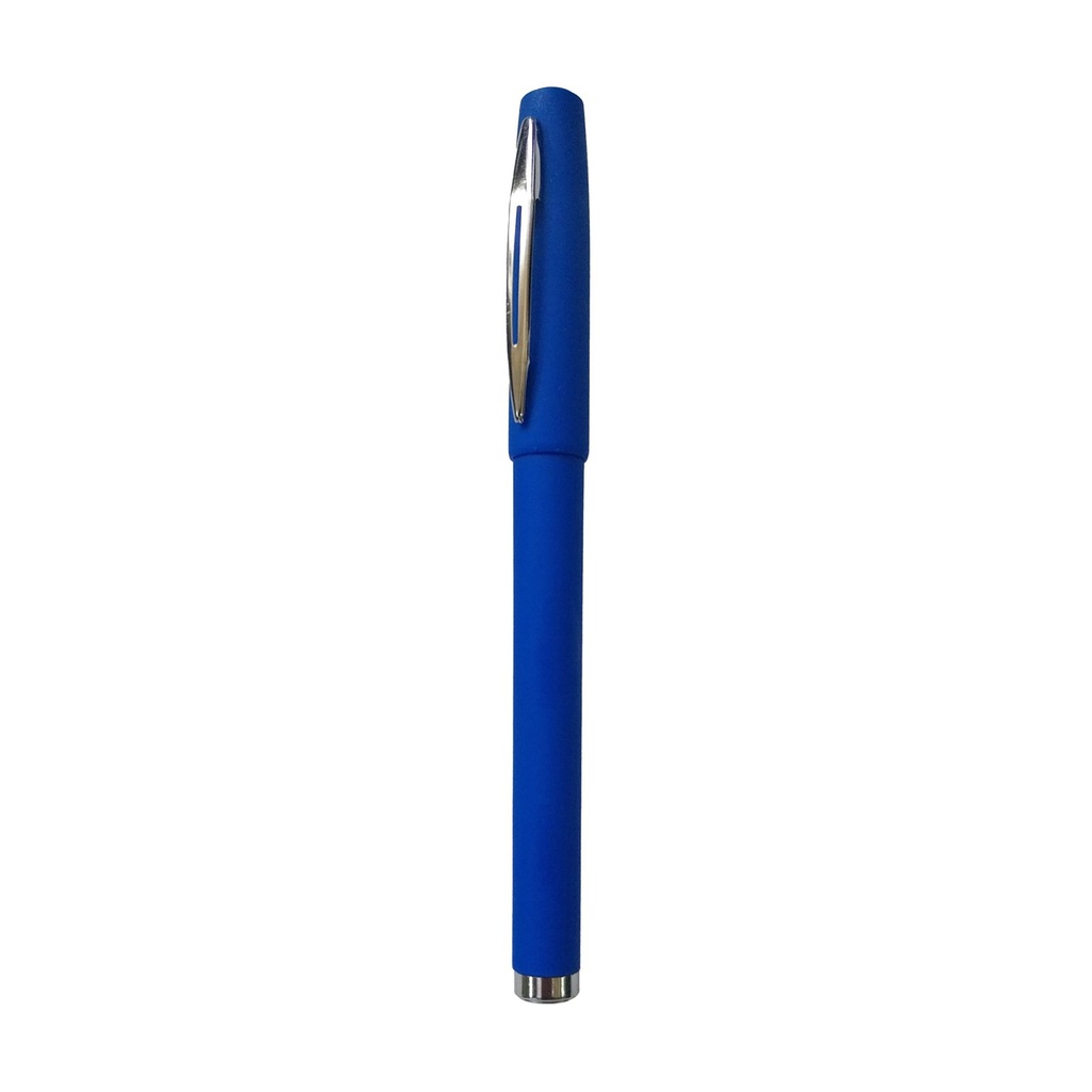 Bolígrafo plástico mate con tapa 1