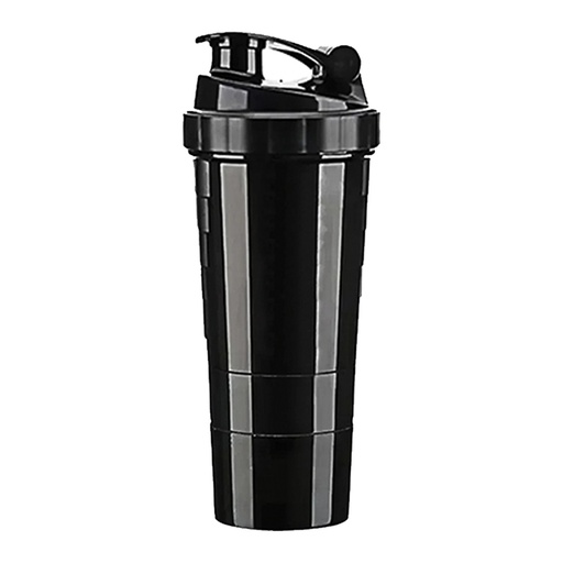 Botella shaker de plástico 500 ml con caja 1