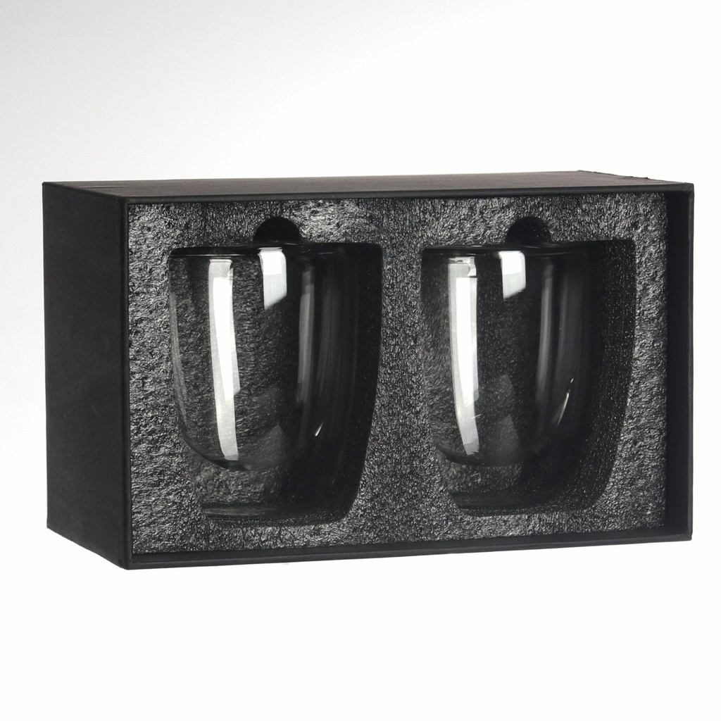 Vaso Vidrio Doble Pared SET Ø 8,3 cm. x 10,2 cm 1