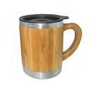 Tazón de bambú y acero 350 ml 1