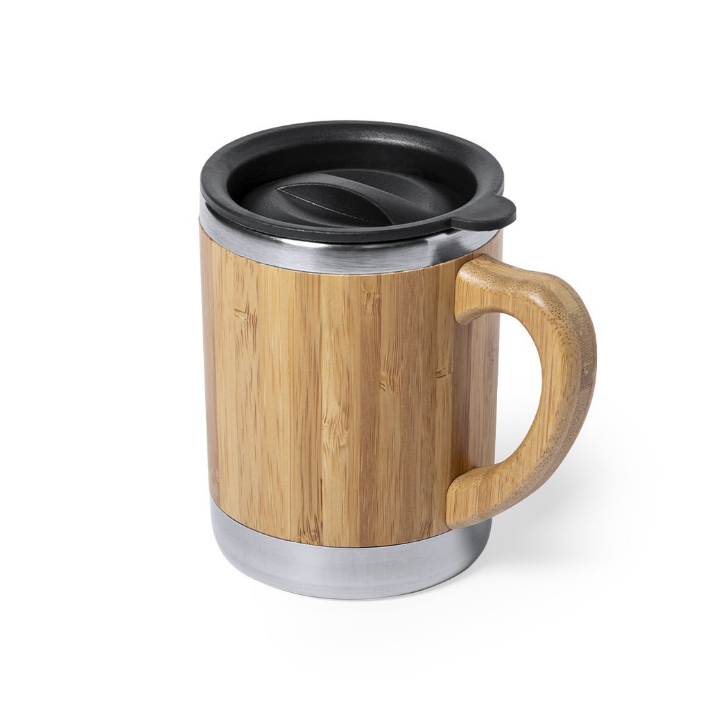 Tazón de bambú y acero 350 ml 2
