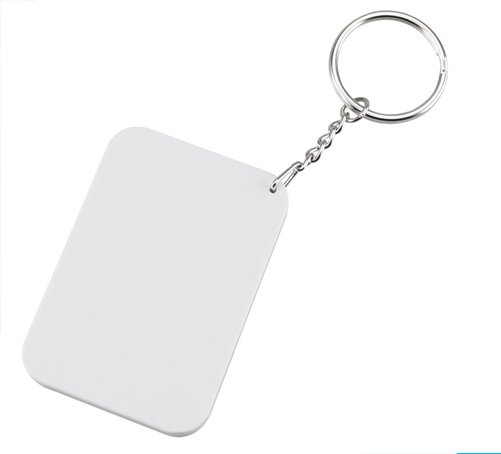 Llavero acrílico rectangular 4 × 6,8 cm 1