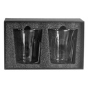 Vaso Vidrio Doble Pared SET Ø 8,5 cm. x 10 cm 1