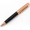 Bolígrafo metálico cobre y negro 1