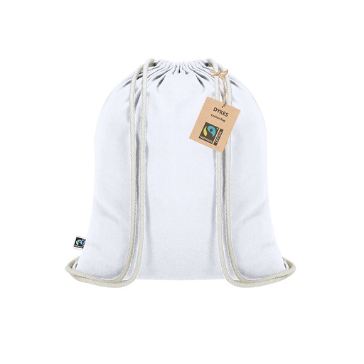 [21640BLAS/T] Mochila Dykes Fairtrade (BLANCO)