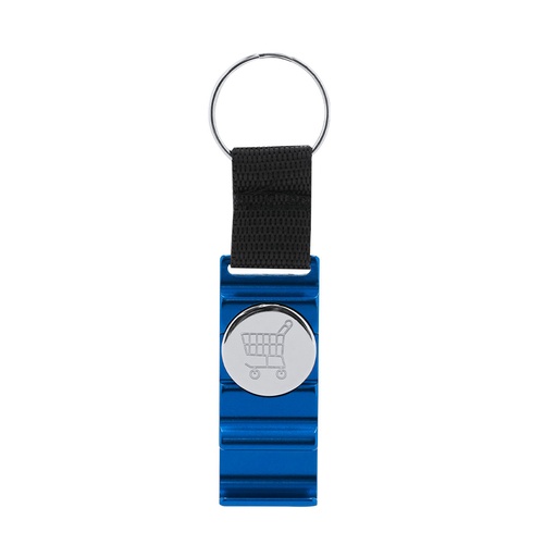 Llavero Moneda Soporte Nevin (AZUL)