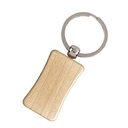 Llavero de bambú 5,5 × 3,5 cm, otra forma
